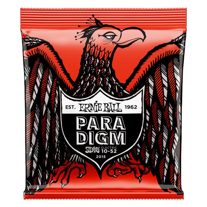 ERNIEBALL Skinny Top Heavy Bottom Slinky Paradigm Electric Guitar Strings 10-52 Gaue (2015)