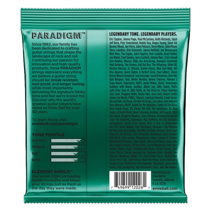 ERNIEBALL Not Even Sling Paradigm Electric Guitar Strings - 12-56 Gauge (2026)