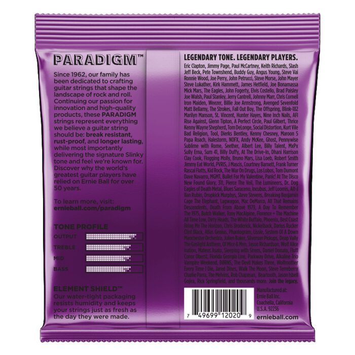 ERNIEBALL Power Slinky Paradigm Electric Guitars Strings 11-48 Gauge (2020)