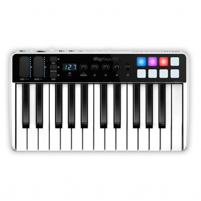 IK Multimedia iRig Keys I/0 25 USB Controller Keyboard with Integrated Audio Interface