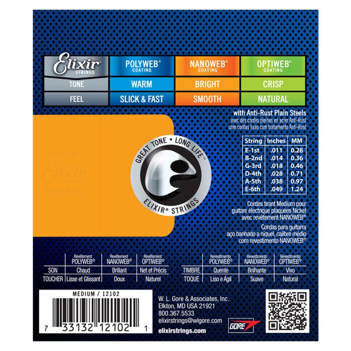 ELIXIR Nanoweb Medium 11-49 Set (12102)