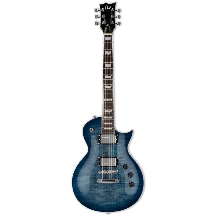 LTD EC-256 Flamed Maple Cobalt Blue El. Guitar