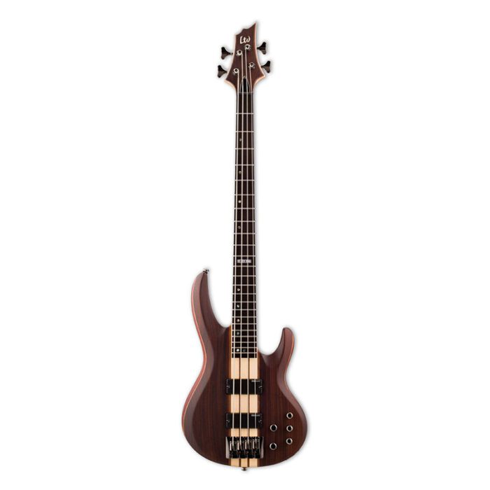 LTD B-4E - Ebony Natural Satin Bass - Music Gallery