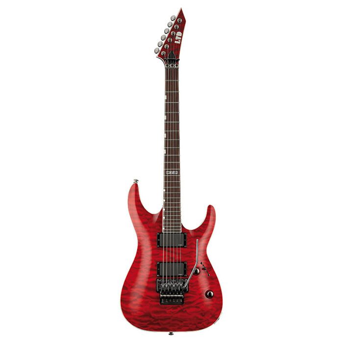 ESP LTD MH-401 Floyd Rose See Thru Red