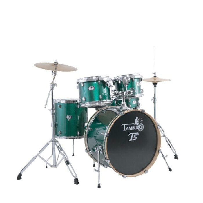 TAMBURO T5 Drum Set Green Sparkle P20