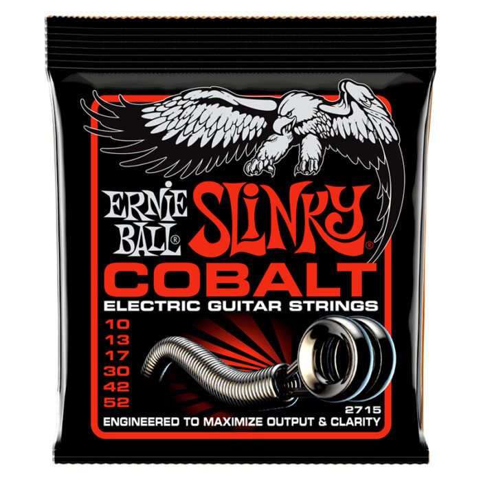 ERNIEBALL Skinny Top Heavy Bottom Slinky Cobalt Electric Guitar Strings 10-52