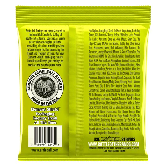 ERNIEBALL Regular Slinky RPS Nickel Wound Electric Guitar Strings 10-46 Gauge