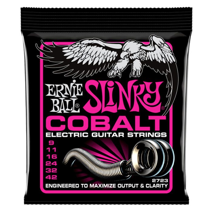 ERNIEBALL Super Slinky Cobalt Electric Guitar Strings 9-42 Gauge