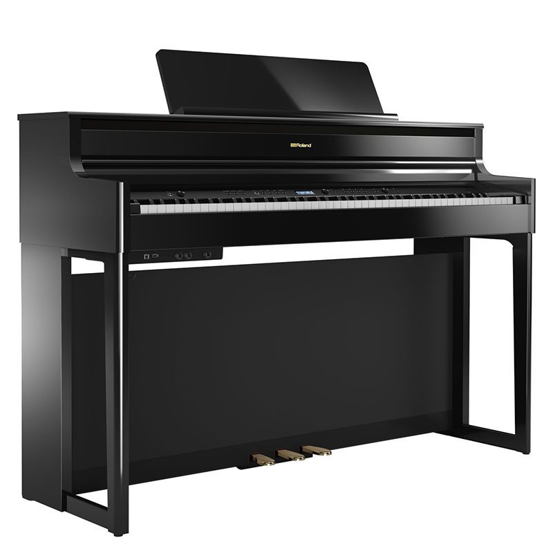 ROLAND HP-704 Electric Piano Polished Ebony With Stand