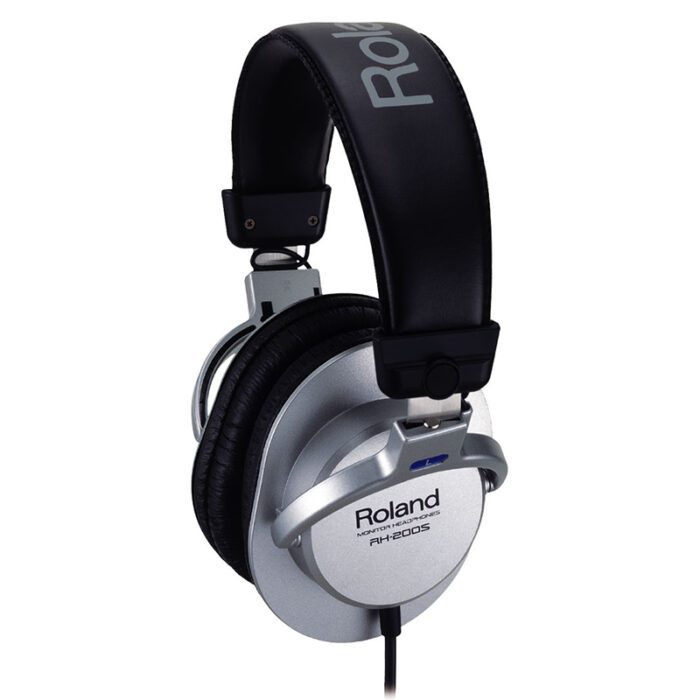 ROLAND RH-200S Closed Back Studio Monitor Headphones Silver