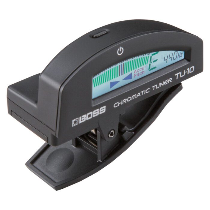 BOSS TU-10-BK Clip-On Chromatic Tuner (Black)