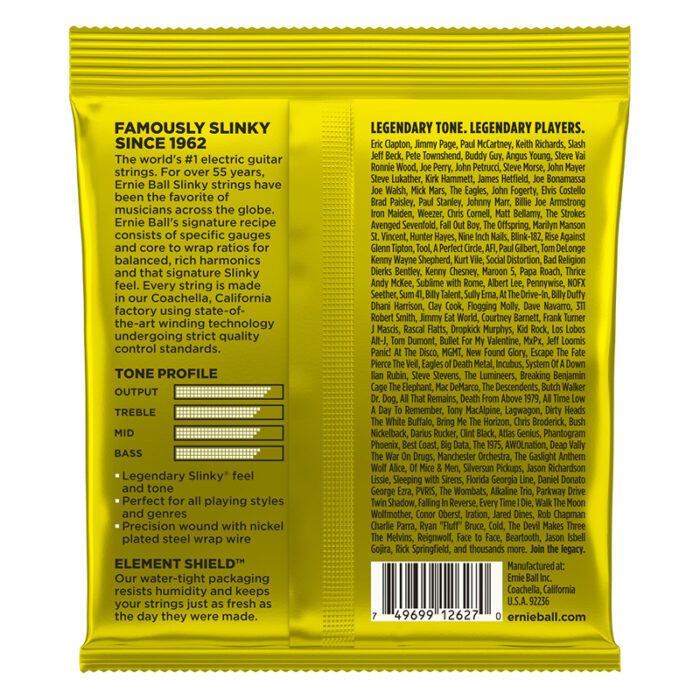 ERNIEBALL Beefy Slinky Electric Guitar Strings 11-54 Gauge 