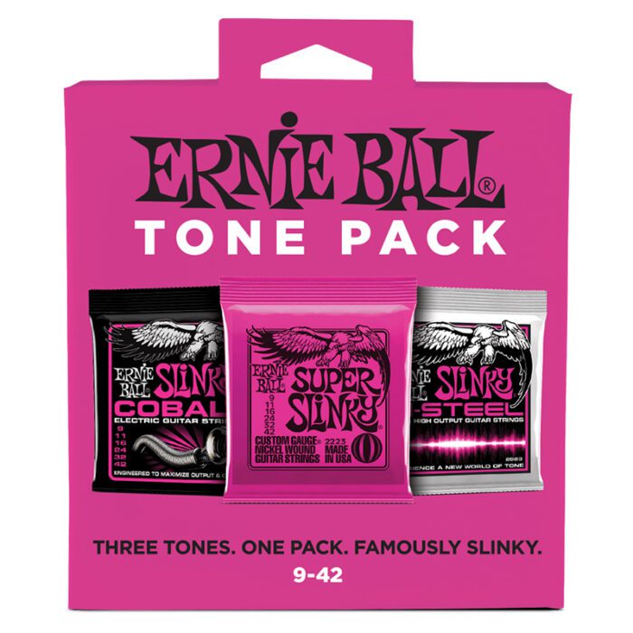 ERNIEBALL Super Slinky Electric Tone Pack - 9-42 Gauge (P03333)