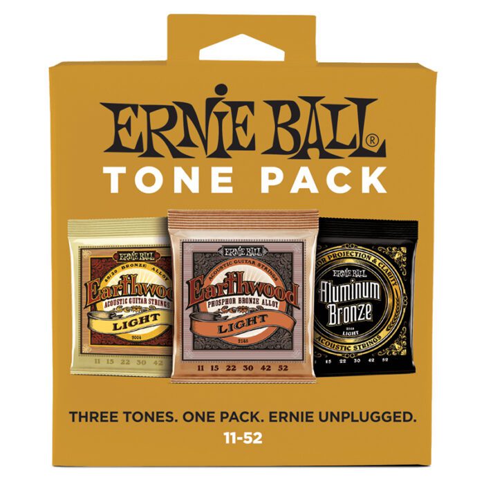 ERNIEBALL Light Acoustic Tone Pack - 11-52 Gauge (P03314)