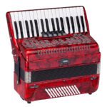 SOUNDSATION Infinito Voice II 72 Bass Key Accordion Red Perloid (3472-RD)