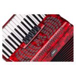 SOUNDSATION Infinito Voice II 72 Bass Key Accordion Red Perloid (3472-RD)