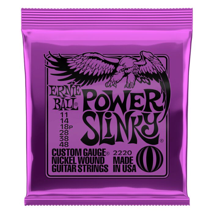 ERNIEBALL Power Slinky Electric Guitar Strings 11-48 Gauge