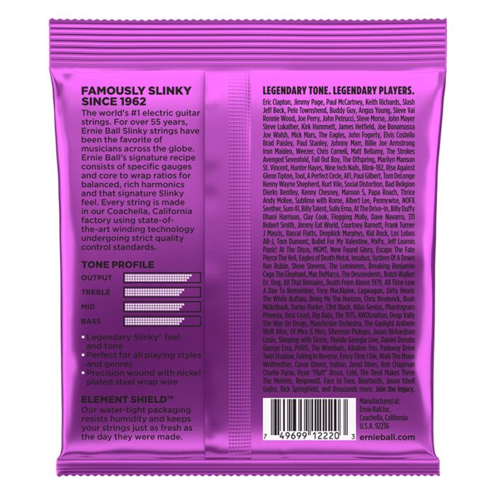 ERNIEBALL Power Slinky Electric Guitar Strings 11-48 Gauge