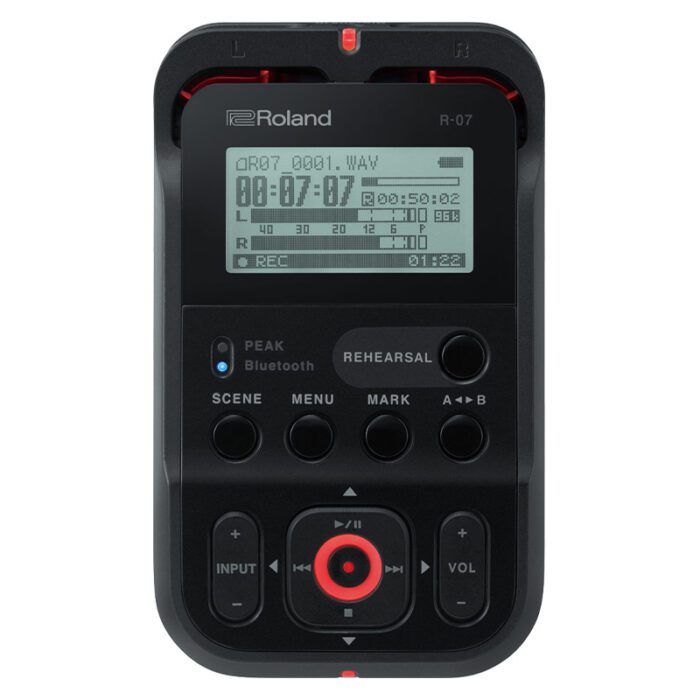 Roland R-07 Portable Recorder Black