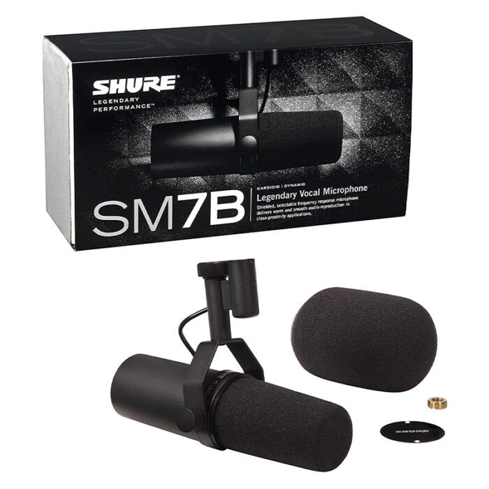 SHURE SM7B Dynamic Vocal Studio Microphone