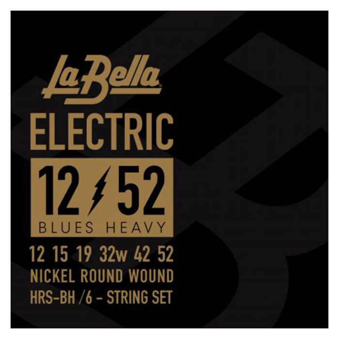 LA BELLA HRS-BH Electric Guitar Set – Blues Heavy 12-52