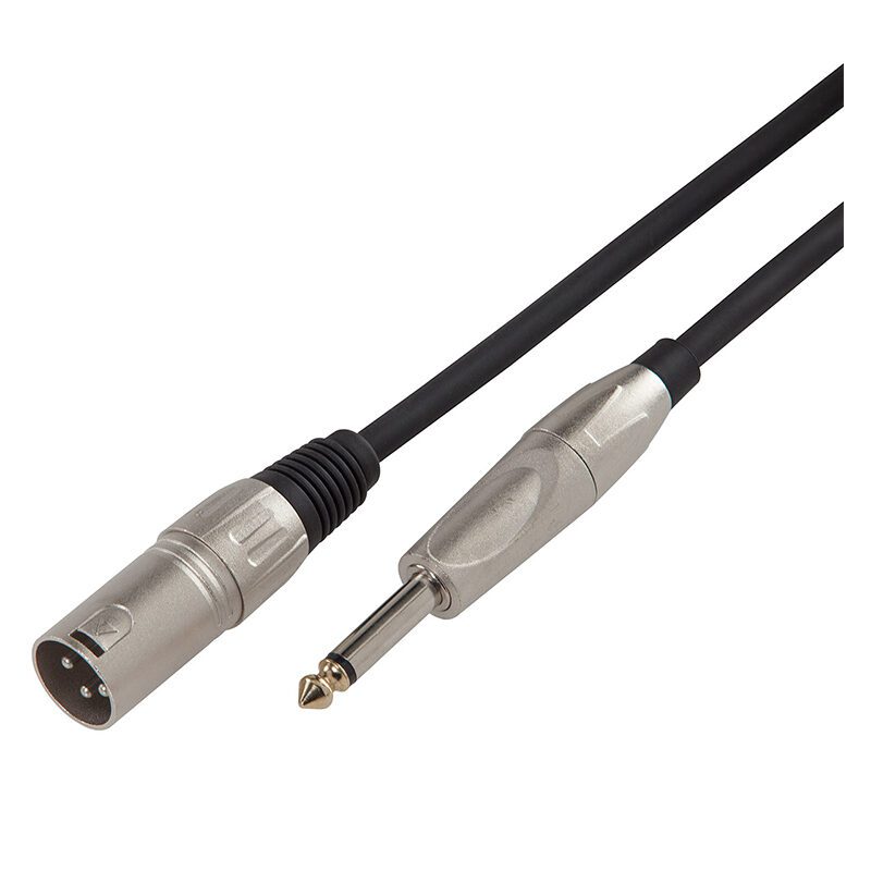 SOUNDSATION BMCXJ-5BK Balanced Microphone Cable XRL 3P M - 6.3mm Jack MONO / 5mt