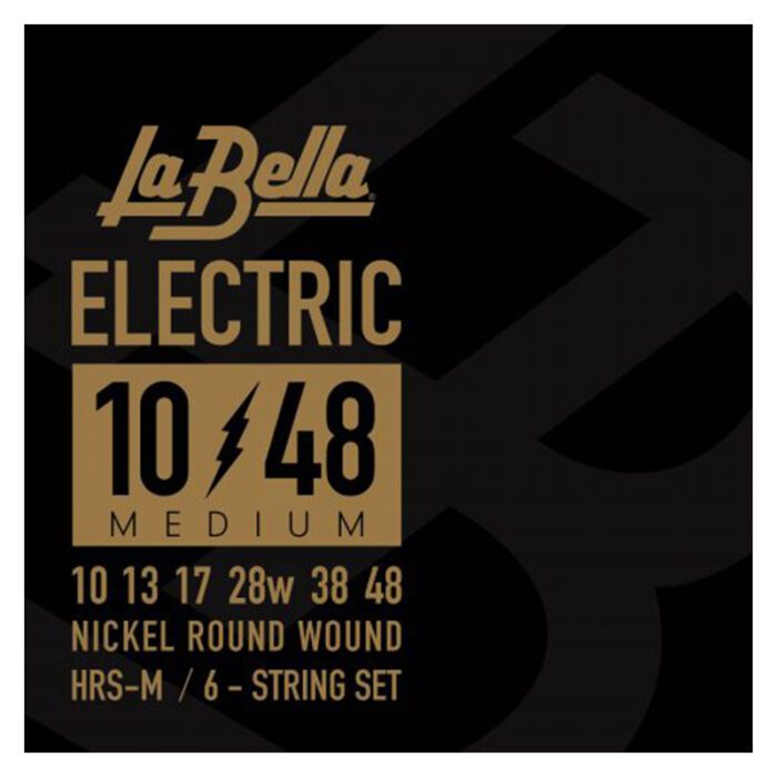 LA BELLA HRS-M Electric Guitar Set – Medium 10-48