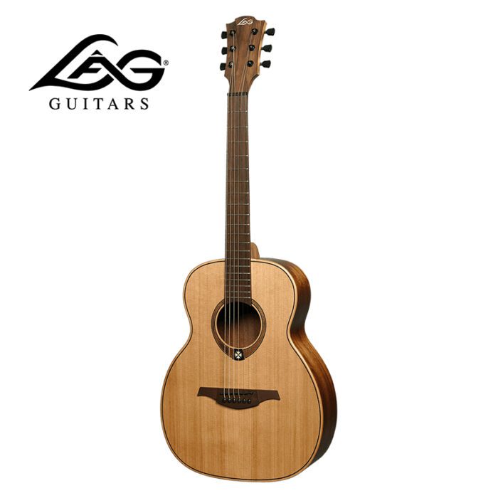 LAG TRAVEL-RCE Tramontane Travel Red Cedar Electro/Acoustic Guitar