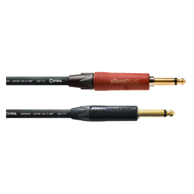 CORDIAL CSI 6 PP-SILENT Guitar Cable With Silent Plug®