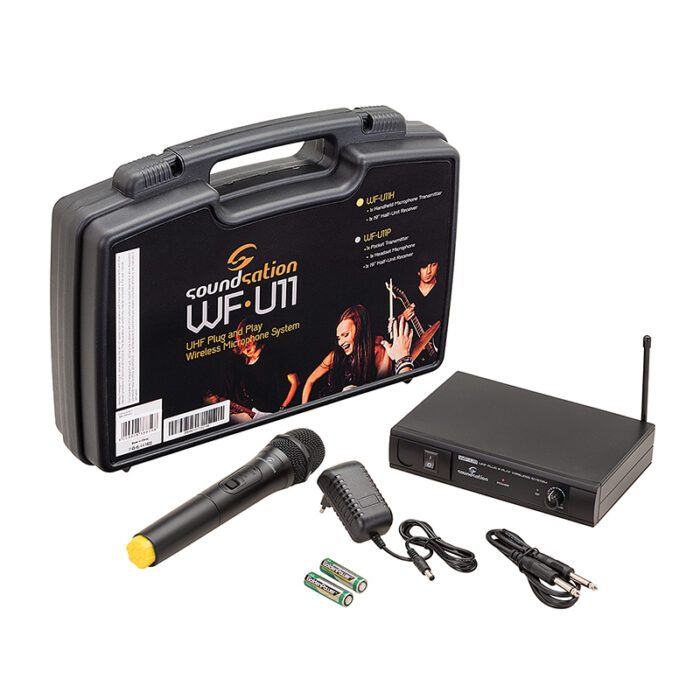 SOUNDSATION [WF-U11HC] UHF Plug & Play Hand-Held Wireless Microphone System (Freq. 864.15 MHz)