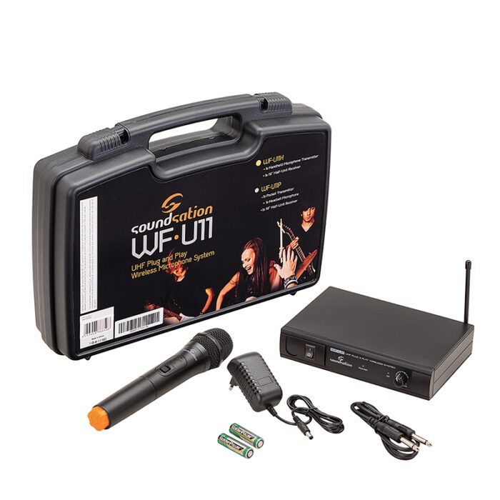 SOUNDSATION [WF-U11HD] UHF Plug & Play Hand-Held Wireless Microphone System (Freq. 865.00 MHz)