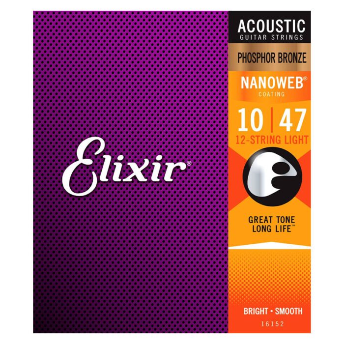 Elixir Nanoweb Bronze 12-String Light 10-47 (16152)