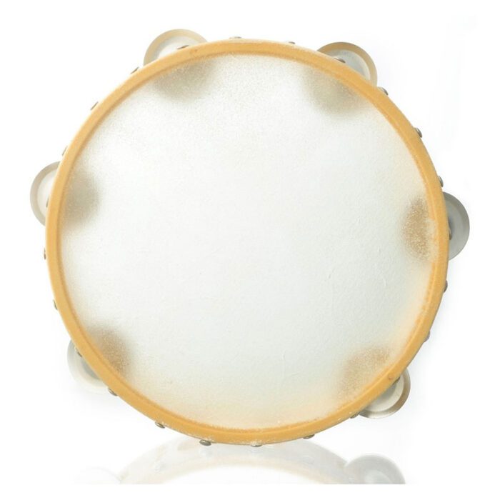 ANGEL APT-10 Tambourine Natural Leather large Size