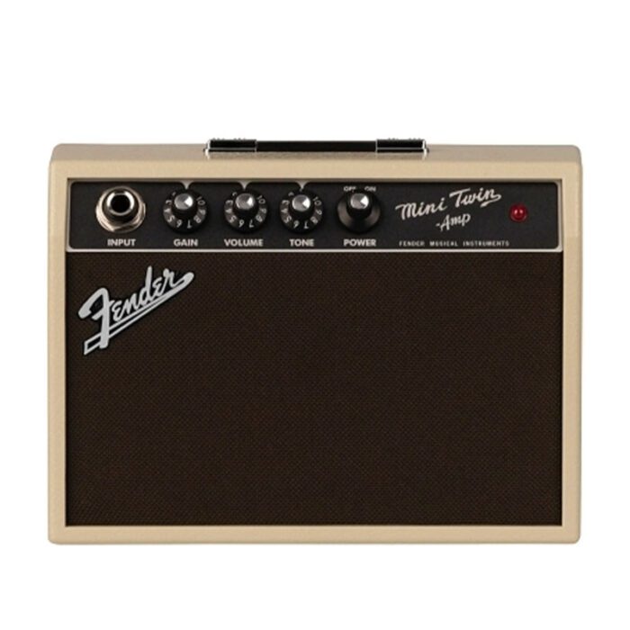 Fender Mini 65 Twin Electric Guitar Amp Blonde