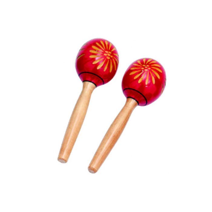 PEACE [RH-19] Wood Maracas (Pair)