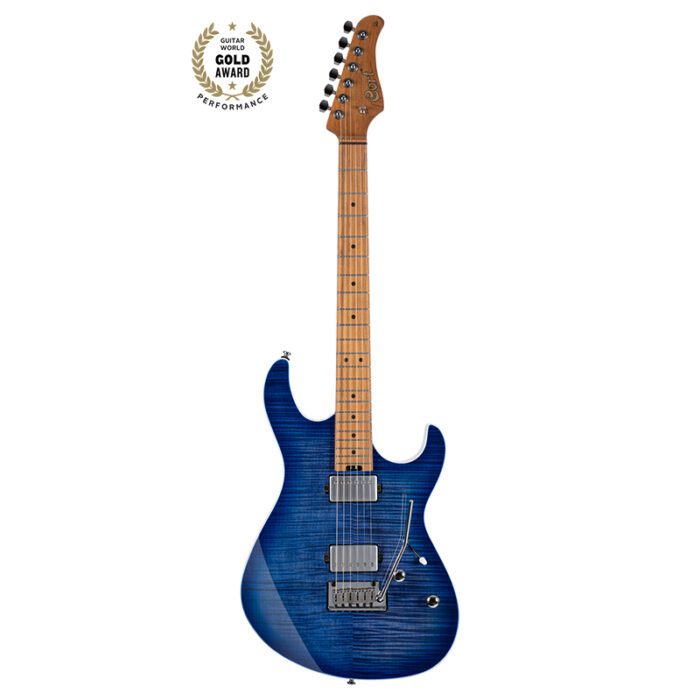 CORT G290 FAT II Bright Blue Burst Electric Guitar