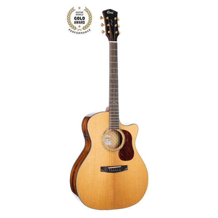 Cort Gold-A6 Natural Glossy Electro/Acoustic Guitar