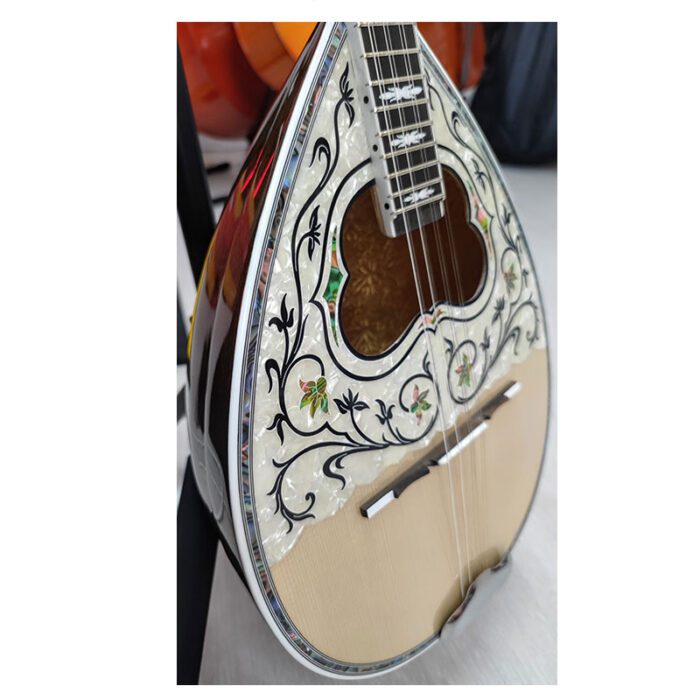 VAMVAKAS Bouzouki White Handmade In Greece