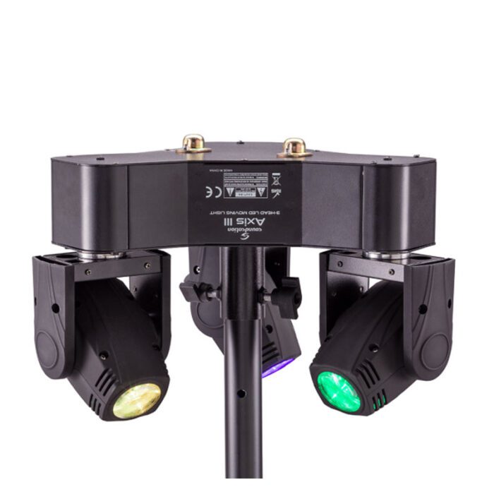 SOUNDSATION AXIS III 3-HEAD Moving Light With 3x10W 4In1 Cree Leds