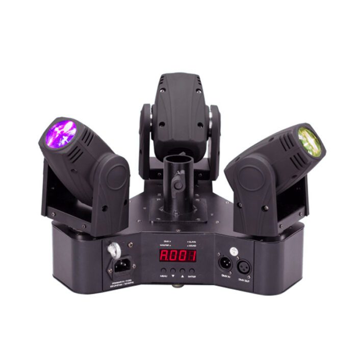 SOUNDSATION AXIS III 3-HEAD Moving Light With 3x10W 4In1 Cree Leds