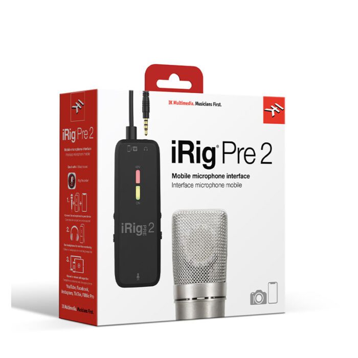 IK Multimedia iRig Pre 2 Mobile Microphone Interface