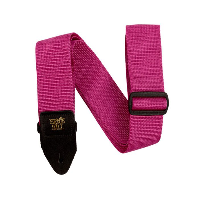 ERNIE BALL Polypro Guitar Strap/Bass Strap - Raspberry