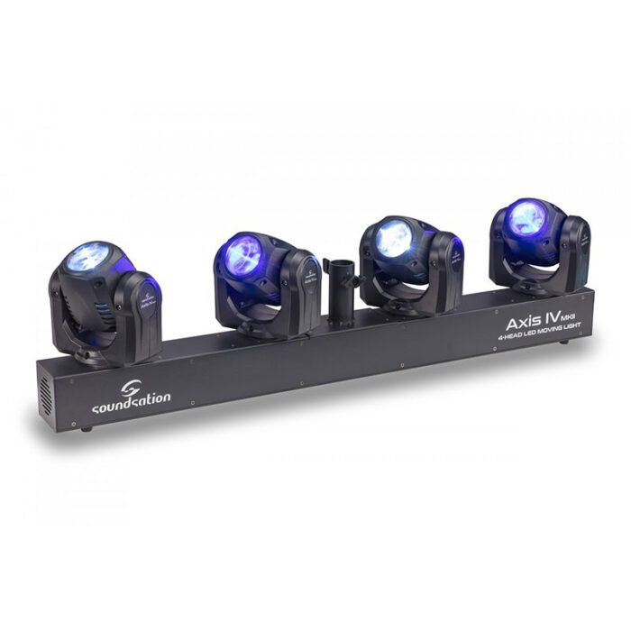 SOUNDSATION AXIS IV MKII 4x32W RGBW LED 4 Head Beam Moving Head