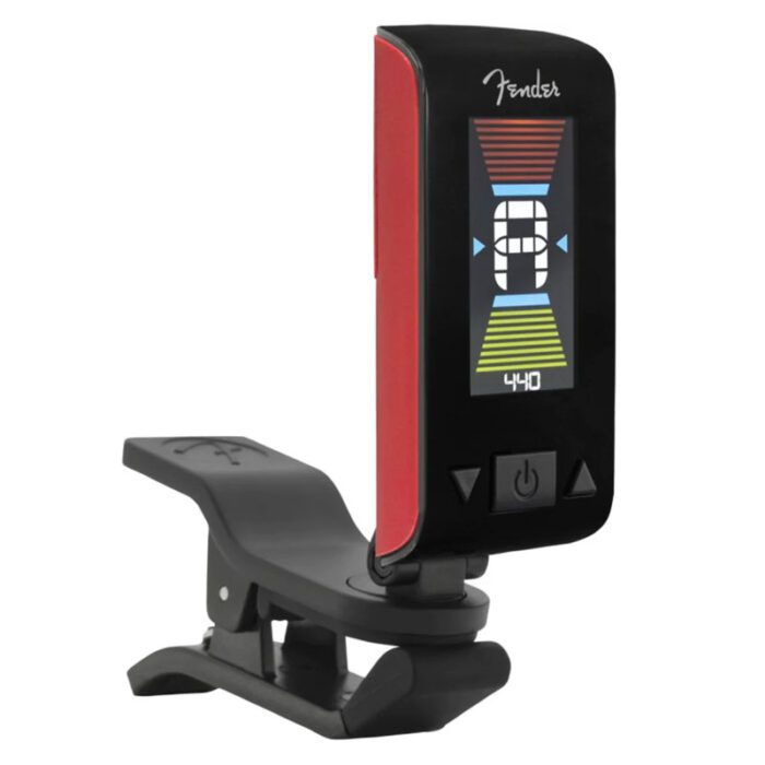 FENDER 0239979004 ORIGINAL clip TUNER, FIESTA RED