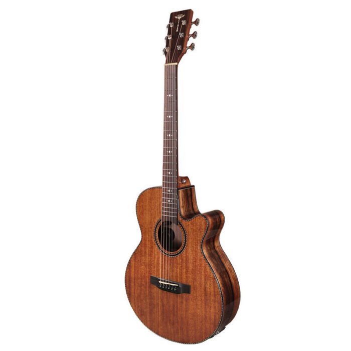 TYMA A1 Custom ZL Solid African Mahogany Top Electro/Acoustic Guitar