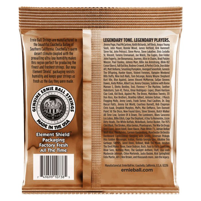 ERNIE BALL Custom Light Earthwood Phosphor Bronze 12-String Acoustic Guitar Strings 10-48 Gauge