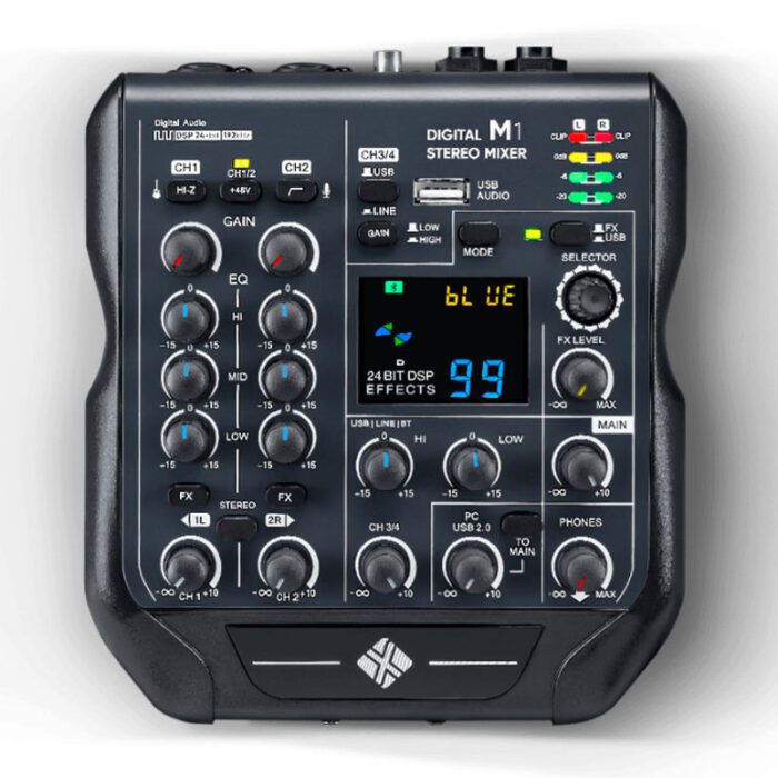 NEXT AUDIO M1 - Digital Stereo Mixer BT