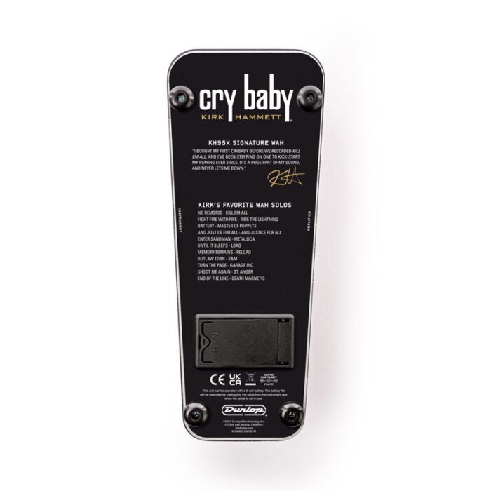 Dunlop Kirk Hammett Collection Cry Baby Wah Pedal