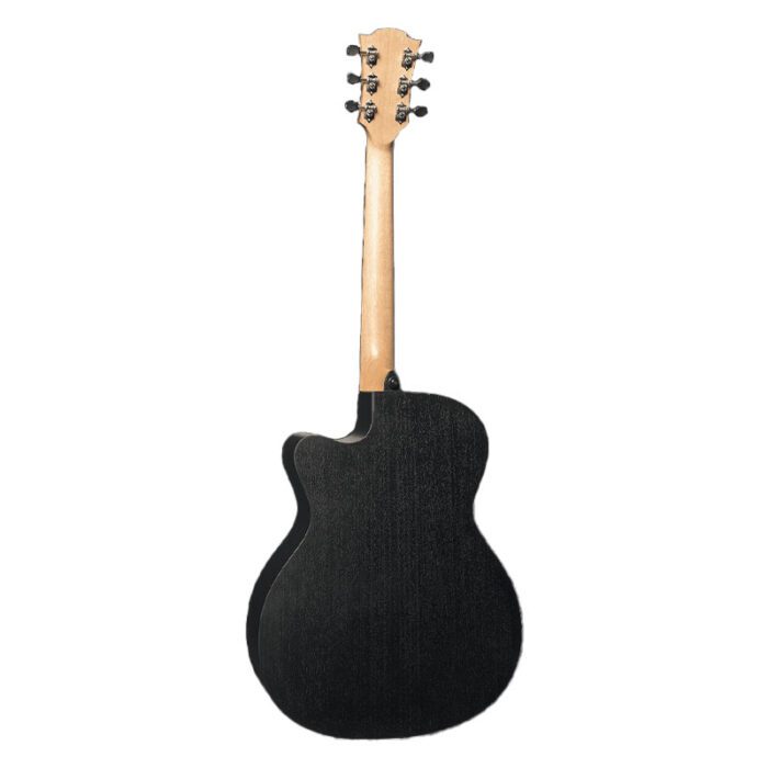 Lag T70ACE-B&B Auditorium Cutaway Electro/Acoustic Guitar Black & Brown