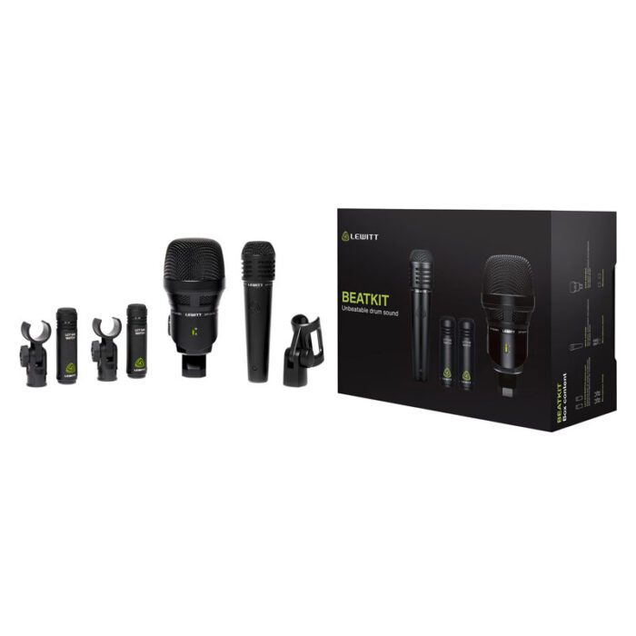 LEWITT BEATKIT 4-Piece Drum Microphone Set